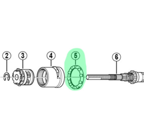 Ball retainer Shimano SG-3C40 7/32X10