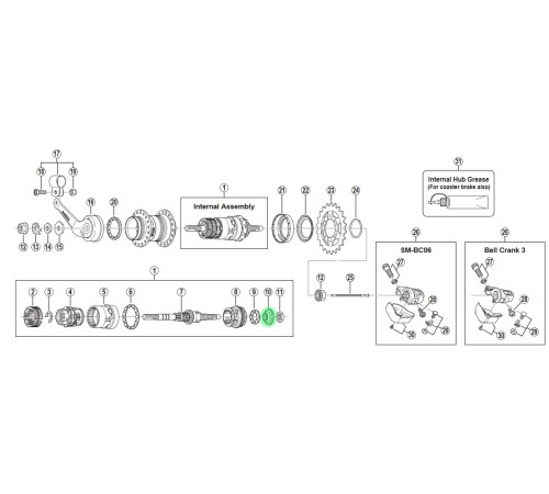 Konuss Shimano SG-3C40 ar vāciņu
