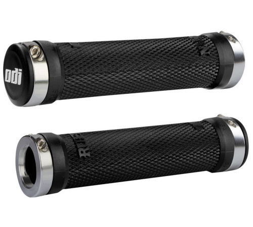 Grips ODI Ruffian MTB Lock-On Bonus Pack Black/Silver