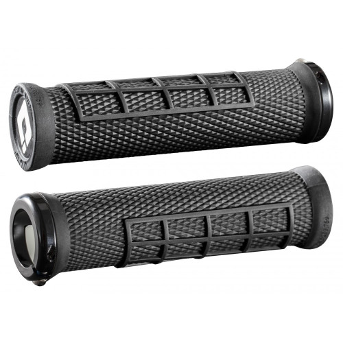 Grips ODI Elite Flow V2.1 Lock-On, Black/Black
