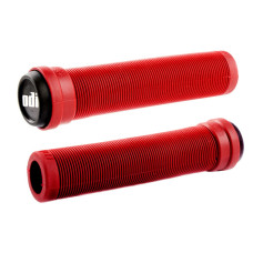 Stūres rokturi ODI Soft Longneck BMX Flangless 143mm Bright Red