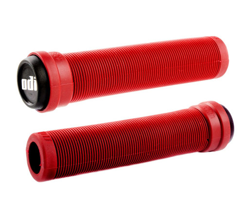 Grips ODI Soft Longneck BMX Flangless 143mm Bright Red