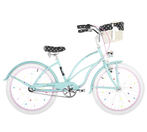 Velosipēds Embassy Aloha Junior ALU 24" deluxe 2022-3 speed Nexus