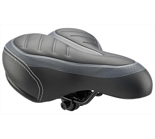 Saddle Azimut City Ergo Wave 255x220mm with springs (1002)