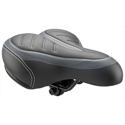 Saddle Azimut City Ergo Wave 255x220mm with springs (1002)