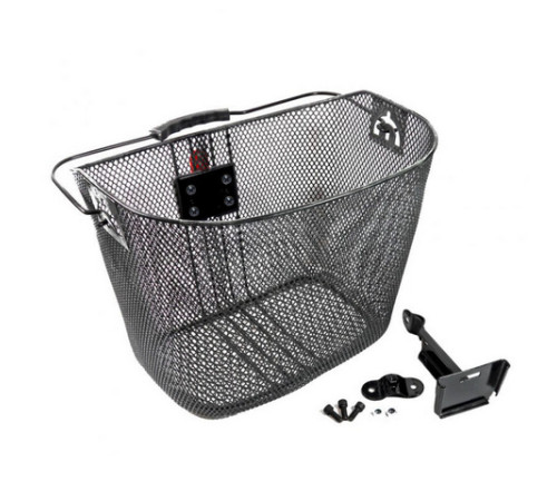 Basket front Azimut w/ metal bracket 34x25x26cm