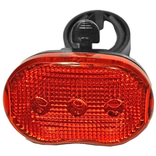 Aizmugurējais lukturis Azimut Oval 3LED with batteries