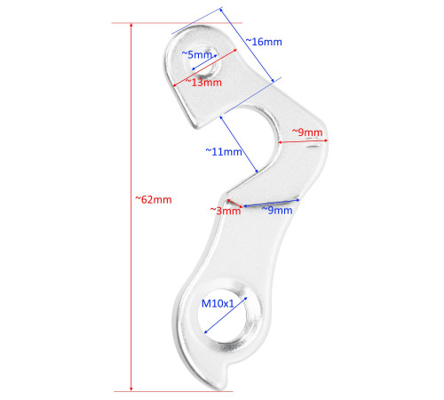 Frame dropout / hanger GW-7U