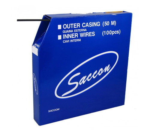 Shifter outer casing Saccon Italy 4mm 50m lubricated Box