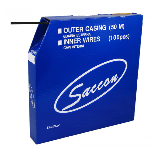 Shifter outer casing Saccon Italy 4mm 50m lubricated Box