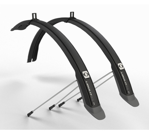 Mudguard set Simpla UBIQUIT SDL 46 black/titan