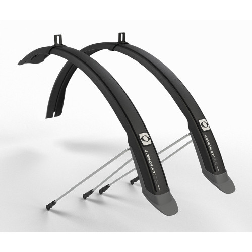 Mudguard set Simpla UBIQUIT SDL 46 black/titan