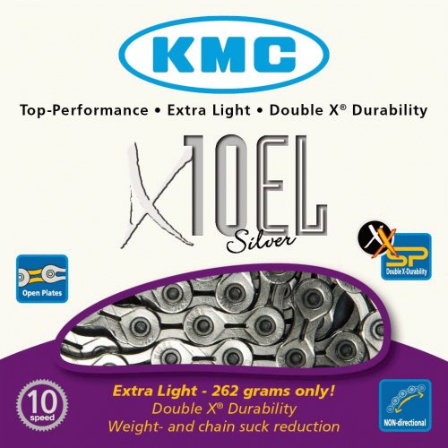 Chain KMC X10EL Silver 10-speed 114-links