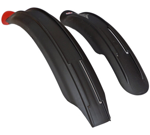 Dubļusargi komplekts Simpla Kido Chopper SDS 20" black/red