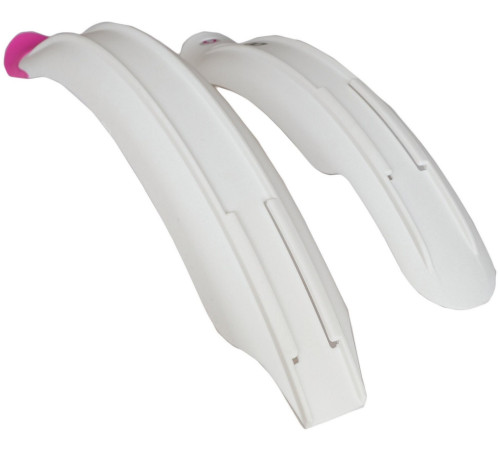 Dubļusargi komplekts Simpla Kido Chopper SDS 20" white/pink