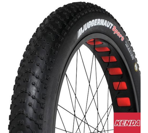 Tire 26" FAT BIKE Kenda Juggernaut Sport 26x4.00