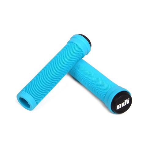 Grips ODI Soft Longneck BMX Flangless 143mm Aqua