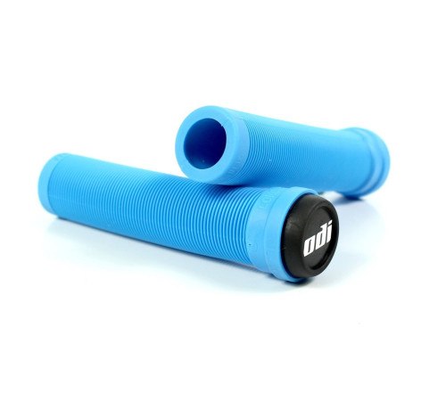 Grips ODI Soft Longneck BMX Flangless 143mm Light blue