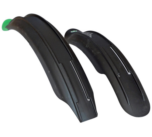 Dubļusargi komplekts Simpla Kido Chopper SDS 16" black/green