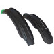 Mudguard set Simpla Kido Chopper SDS 16" black/green