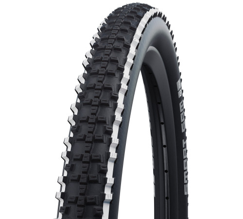 Tire 26" Schwalbe Smart Sam HS 476 Perf Wired 57-559 / 26x2.25 White Stripes Addix