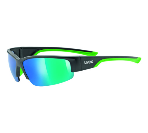 Glasses Uvex Sportstyle 215 black mat green