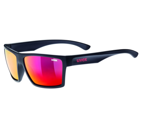 Brilles Uvex lgl 29 black mat red