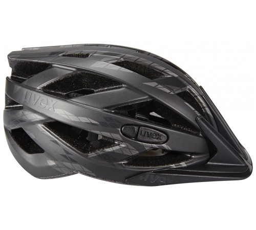 Helmet Uvex i-vo cc black-smoke mat-56-60CM