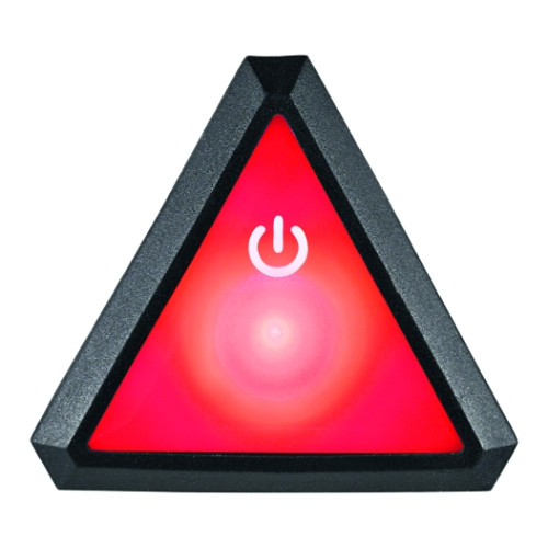 Helmet lamp Uvex plug-in LED Quatro red