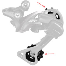 Aizmugurējā pārslēdzēja rullīšu komplekts Shimano RD-M8000 Aizmugurējā pārslēdzēja rullīšu komplekts Shimano RD-M8000