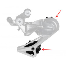 Aizmugurējā pārslēdzēja rullīšu komplekts Shimano RD-R9100 Aizmugurējā pārslēdzēja rullīšu komplekts Shimano RD-R9100