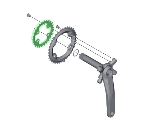 Chainring Shimano XT FC-M8000-BD-28T