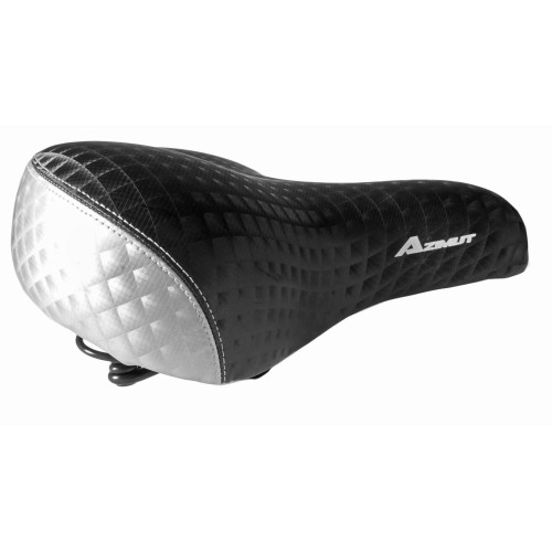 Sēdeklis Azimut Nice FAT white 300x270mm with springs (1012)