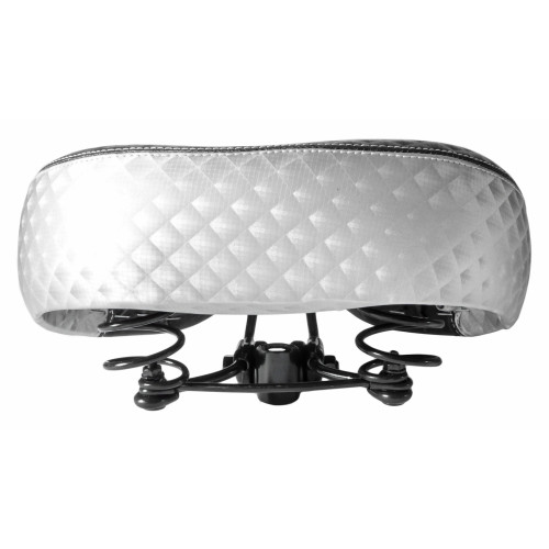 Sēdeklis Azimut Nice FAT white 300x270mm with springs (1012)