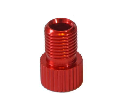 Ventiļa adapteris Azimut Color SV/FV to AV Alu red