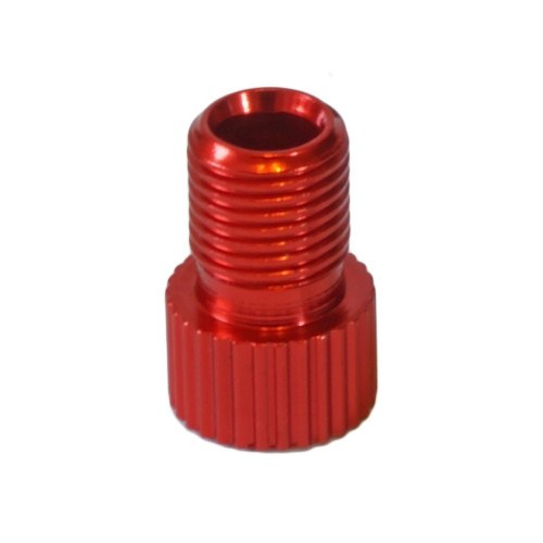 Ventiļa adapteris Azimut Color SV/FV to AV Alu red