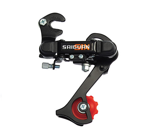 Rear derailleur Saiguan Black Index 6/7-speed 36T Adapter