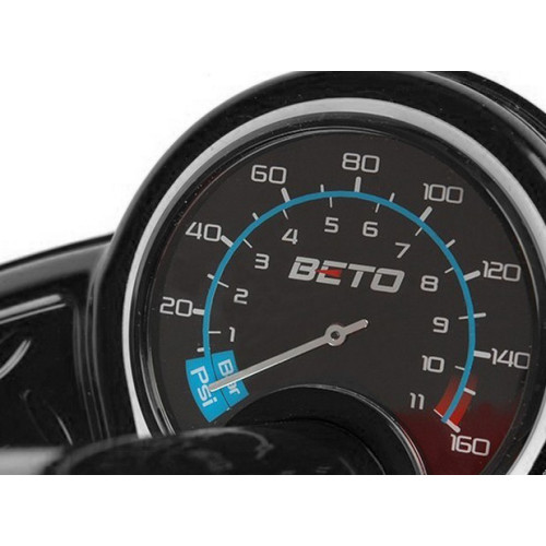 Pump floor BETO steel CMP-137SG5 black Dual-head + manometer