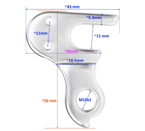 Frame dropout / hanger GW-9D