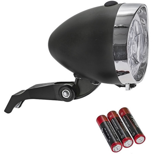 Priekšējais lukturis Azimut Retro 3LED with batteries