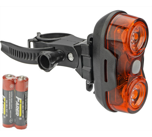 Rear lamp Azimut Power 2x0.5W with batteries