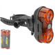 Rear lamp Azimut Power 2x0.5W with batteries