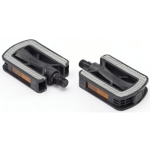 Pedāļi Azimut City Antislip plastmasas 9/16" lodīšu gultnis un atstarotāji (1013)