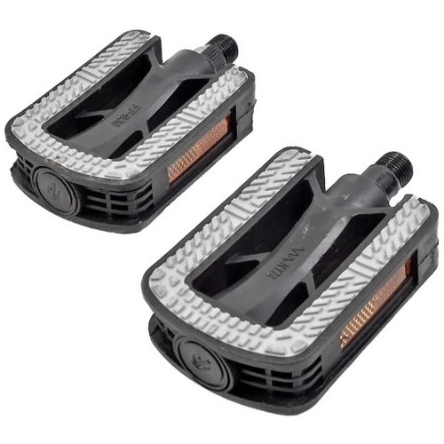 Pedāļi Azimut City Antislip plastmasas 9/16" lodīšu gultnis un atstarotāji (1013)