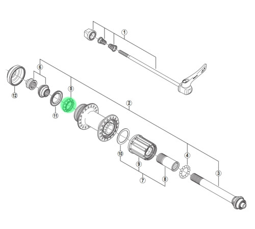 Ball retainer Shimano XT HB-M770-S 3/16"