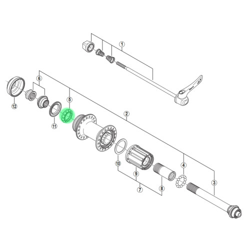 Ball retainer Shimano XT HB-M770-S 3/16"