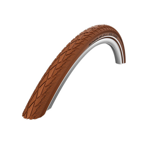 Riepa 26" Schwalbe Road Cruiser HS 484 Active Wired 47-559 / 26x1.75 Brown-Reflex
