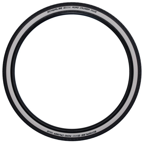 Riepa 28" Schwalbe Road Cruiser HS 484 Active Wired 42-622 / 28x1.60 Whitewall-Reflex