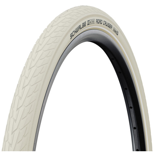 Riepa 28" Schwalbe Road Cruiser HS 484 Active Wired 42-622 / 28x1.60 Creme-Reflex