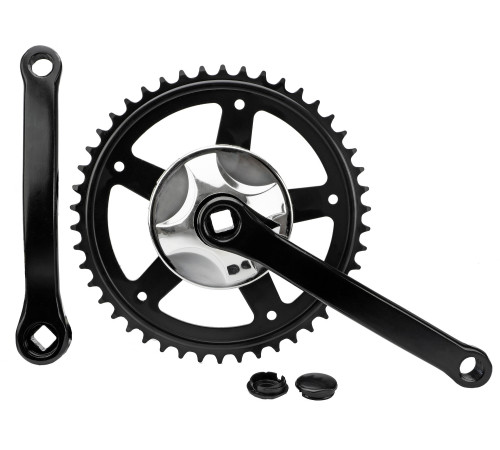 Chainwheel set Azimut Big 1-speed 46Tx170mm w/ CP black
